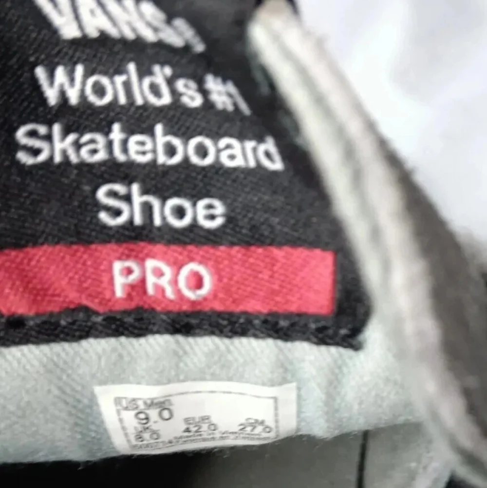 Vans Sk8 -Low Pro Skate Shoes Men's Size 9 M Sneakers Mirage~White~ Gray